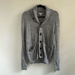 Gap 100% cotton heather shawl cardigan